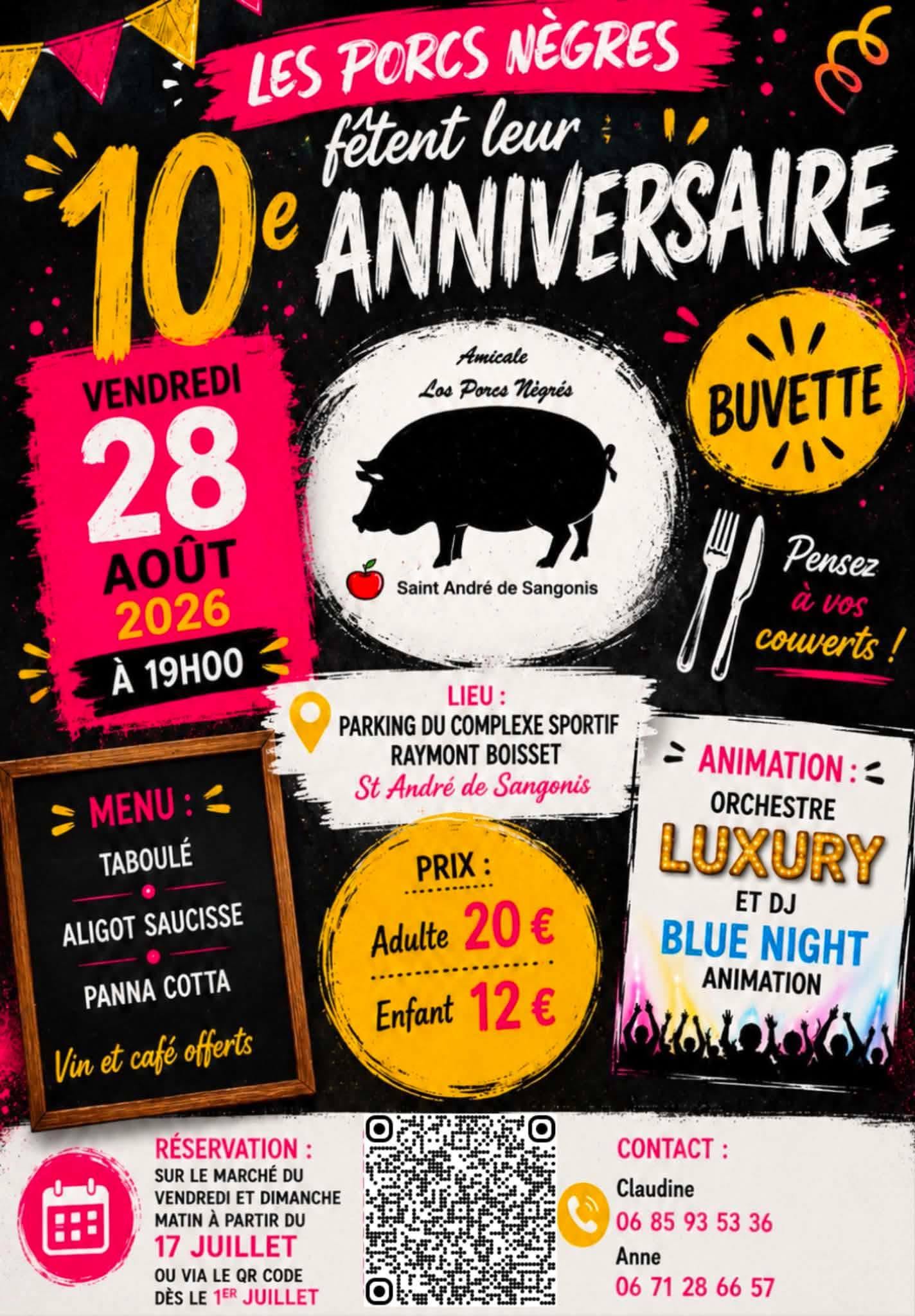 Les Porcs Nègres fêtent leur 10ème anniversaire !